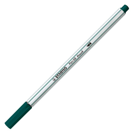 Stabilo pen 68 brush - viltstift - turquoise groen (53)