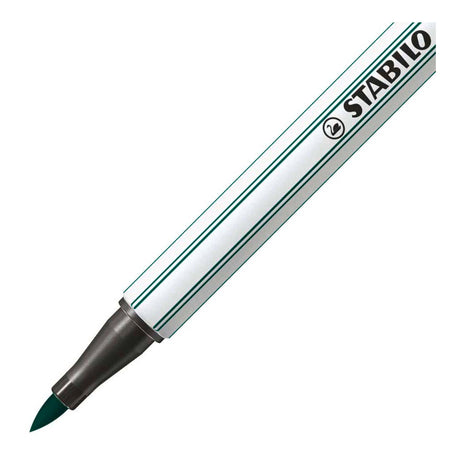 Stabilo pen 68 brush - viltstift - turquoise groen (53)