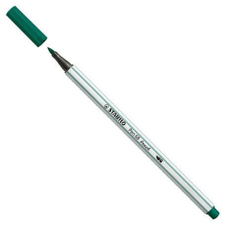 Stabilo pen 68 brush - viltstift - turquoise groen (53)