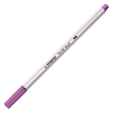 Stabilo pen 68 brush - viltstift - pruimen paars (60)