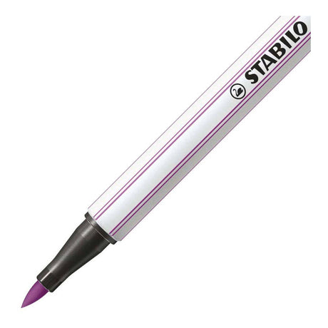 Stabilo pen 68 brush - viltstift - pruimen paars (60)