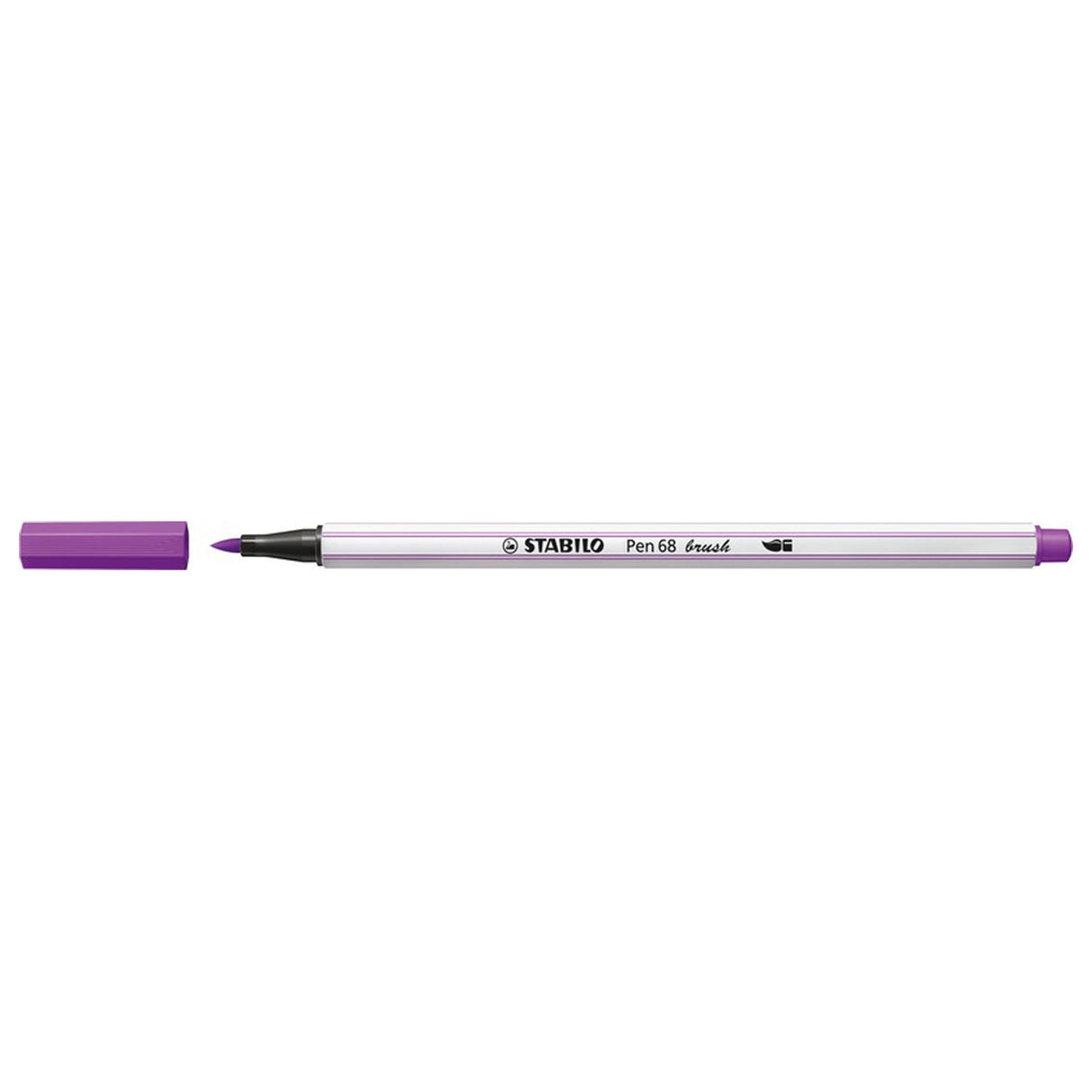 Stabilo pen 68 brush - viltstift - lila (58)