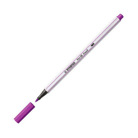 Stabilo pen 68 brush - viltstift - lila (58)