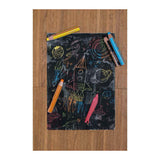 Abi stlo woody 3 in 1 arty kleurpotloden etui a 10 stuks + slijper