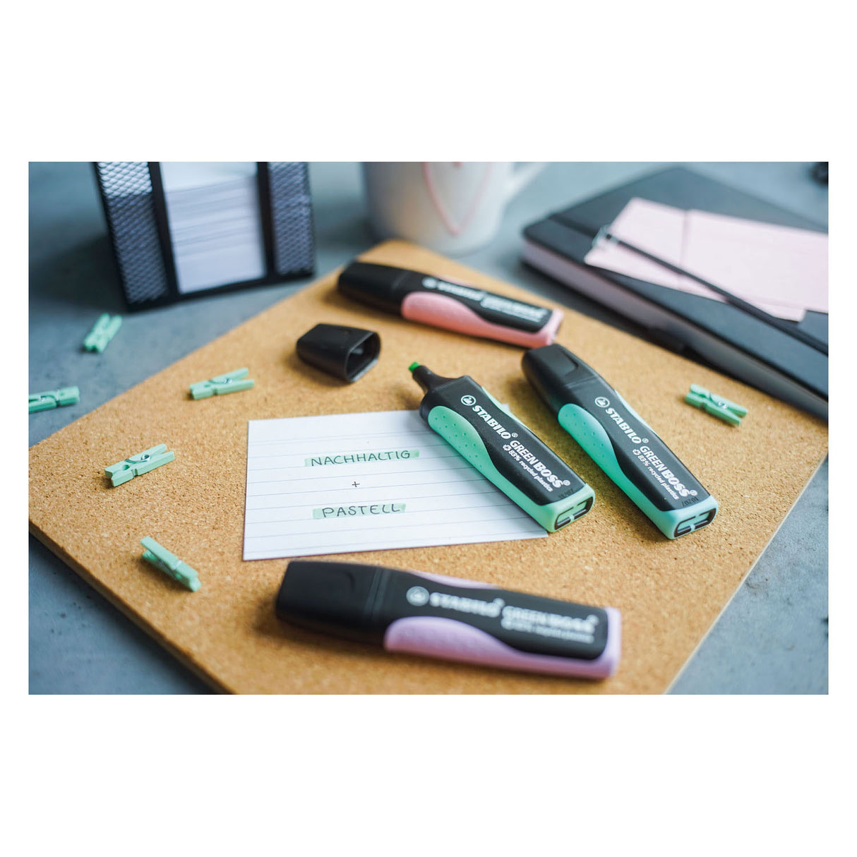 Stabilo tekstmarker green boss multikleur