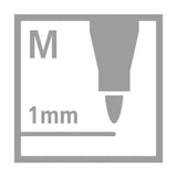 Stabilo cappi - viltstift - nooit meer je dop kwijt dankzij de dopring - arty etui met 18 kleuren