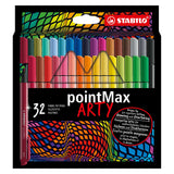 Stabilo PointMax Fineliners ARTY Etui, 32st.