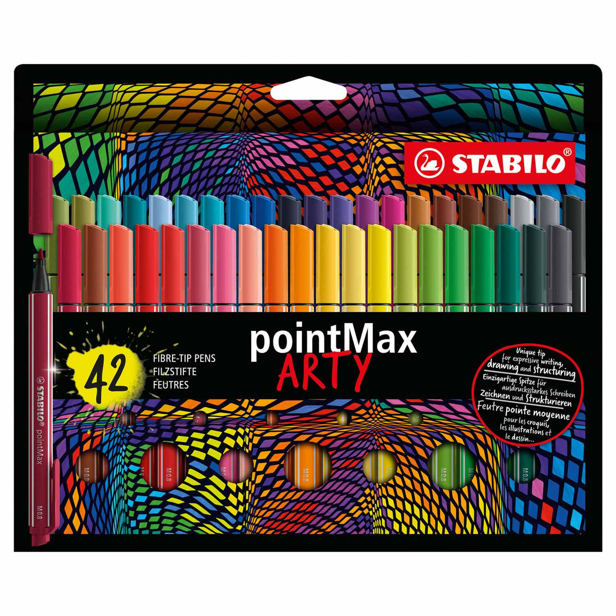 STABILO PointMax Fineliners ARTY, 42st.