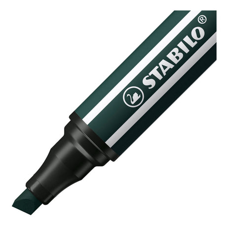 Stabilo Pen 68 Max Fill -Tips Pen mat engem décke Chisel Point Green