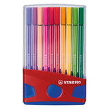 Stabilo pen 68 colorparade viltstiften in opbergdoos - 20dlg.