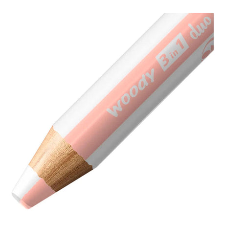Stabilo woody 3in1 duo multitalent potloden - wit abrikoos