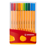 Stabilo point 88 colorparade fineliners oranje rood - 20dlg.