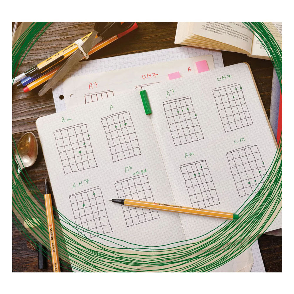 Stabilo point 88 fineliners in etui - 25dlg.