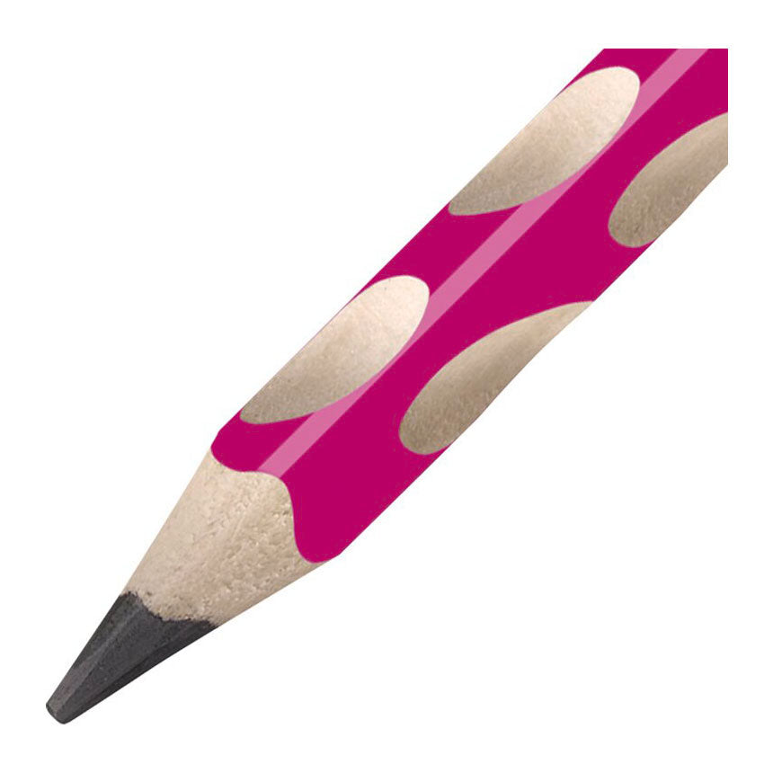 Stabilo easygraph hb rechtshandige grafietpotloden roze - 2st.