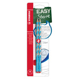 Stabilo easygraph s hb rechtshandige grafietpotloden licht blauw - 2st.
