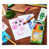 Stabilo point 88 mini - premium fineliner - animal vibes - etui met 8 kleuren + sticker