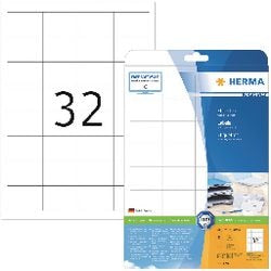 Merkloos sans marque huismerk herma 4200 universele etiket 48,3x33,8mm wit - 800 etiketten