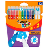 Bic kids kleuren uitwissen, 10 + 2 gratis