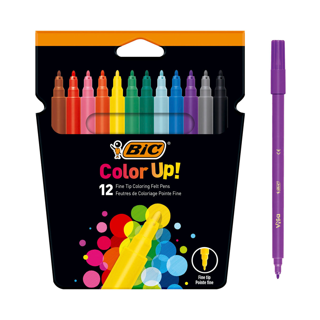 BIC Kids Color Up! Kleurstiften, 12st.