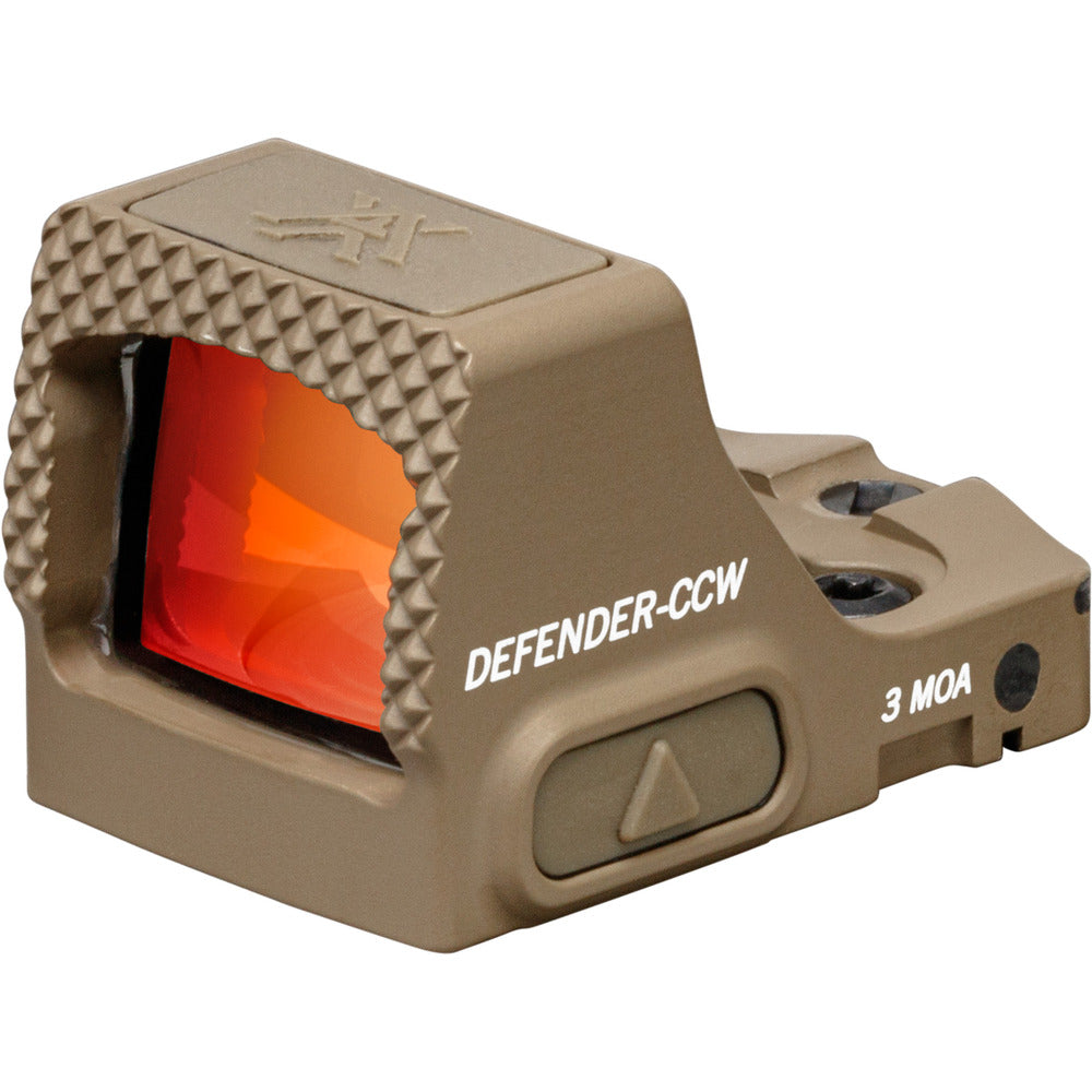 Vortex micro red dot defender-ccw 3 moa tan