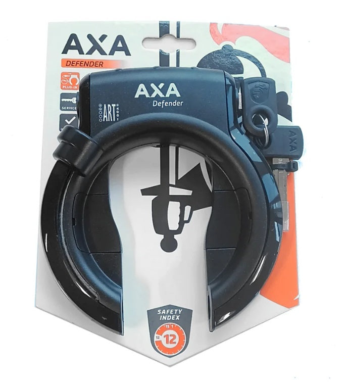 AXA Defender - fietsringslot, 160mm, ART2, zwart