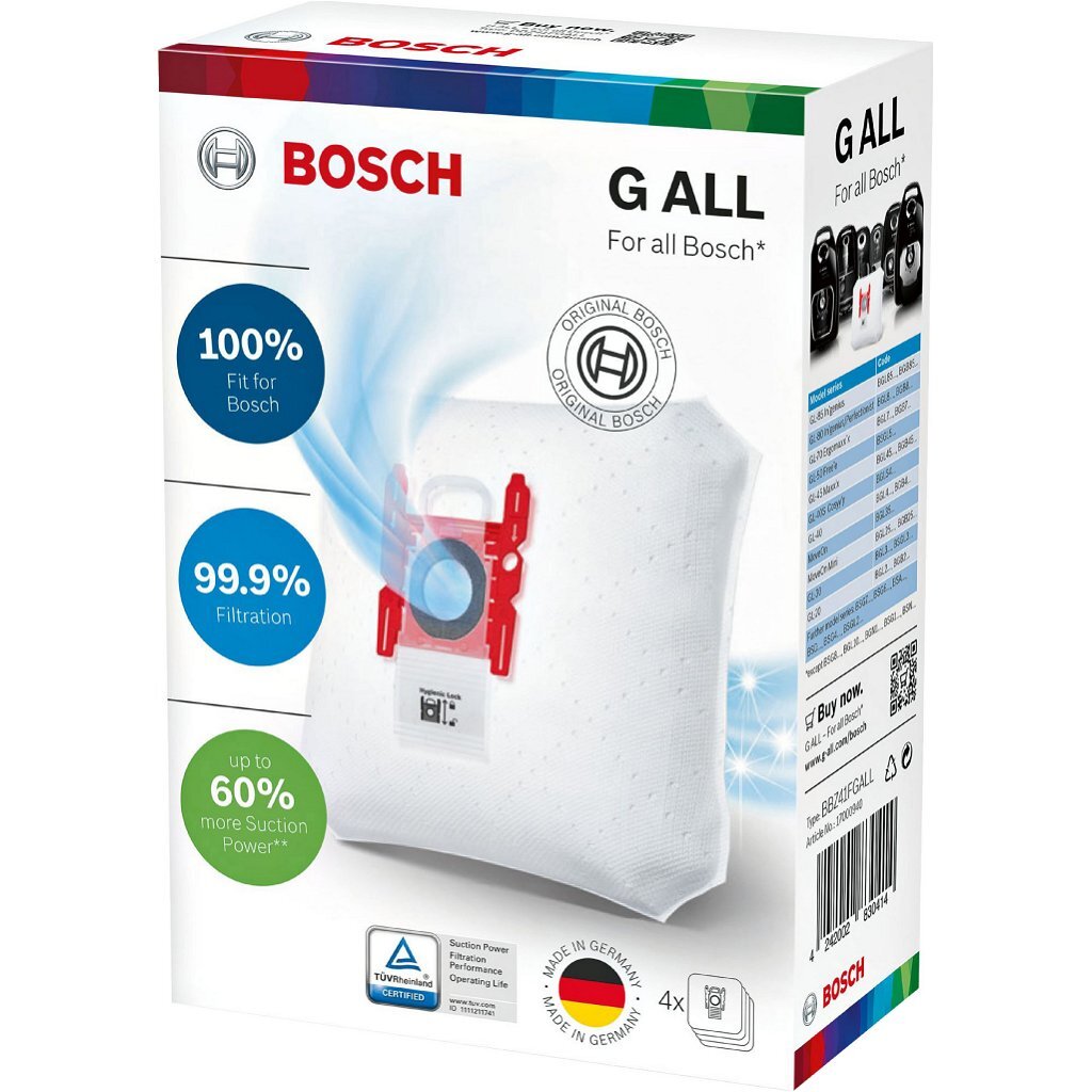 Bosch bbz41f g all powerpro stofzak 4 stuks