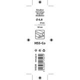 Mack 1018200 - metaalboor hss co5% din 338 ø 6,8 x 109 mm | 5 stuks