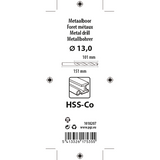 Mack 1018207 - metaalboor hss co5% din 338 ø 13,0 x 151 mm | 3 stuks