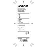 Mack 1017181 - staalnagel bvk staal geblauwd 45 gr 2,5 x 40 mm | 10 stuks
