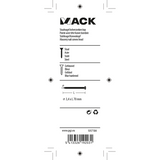 Mack 1017184 - staalnagel bvk staal geblauwd 45 gr 3,4 x 70 mm | 10 stuks