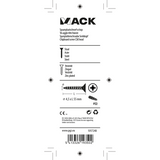 Mack 1017248 - spaanplaatschroef vz kop geelverz.11 st 4,5 x 55 mm | 10 stuks