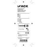 Mack 1017252 - spaanplaatschroef vz kop geelverz.18 st 5,0 x 25 mm | 10 stuks
