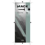 Mack 1017306 - spaanplschr.vzkop-zelfb. geelverz.13 st 4,5 x 45 mm | 10 stuks