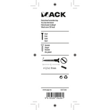 Mack 1017344 - houtschroef verzonken kop verz30 st 2,5 x 10 mm | 10 stuks