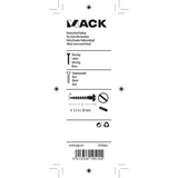 Mack 1019662 - houtschroef bolkop messing 10 st 3,5 x 20 mm | 10 stuks