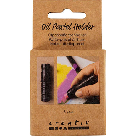 Creativ company https: www.cchobby.nl houder-oilepastel-l-6-2-cm-d-1-cm-zwart-3-stuk-1-stuk