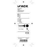 Mack 1017403 - houtdraadbout staal verzinkt 11 st 6 x 35 mm | 10 stuks