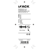 Mack 1017529 - metaalschroef cyl. kop + moer verz. 6 st m5 x 60 mm | 10 stuks