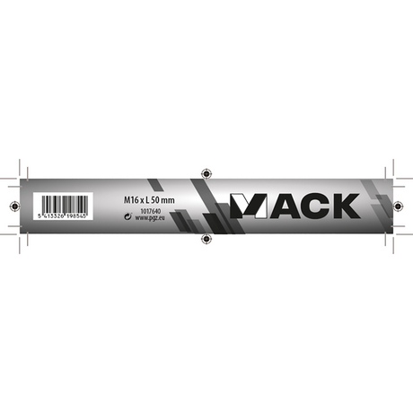 Mack 1017640 - mekaniekbout + moer staal verzinkt 1 st m16 x 50 mm | 10 stuks