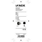 Mack 1017684 - zeskant borgmoer staal verzinkt 20 st m4 | 10 stuks