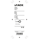 Mack 1017775 - schroefoog staal verzinkt 6 st 4,5 x 30 mm | 10 stuks