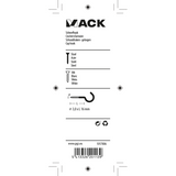 Mack 1017806 - schroefhaak staal wit 7 st 3,0 x 16 mm | 10 stuks