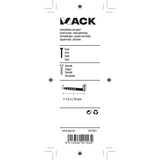 Mack 1017831 - schroefduim met gleuf staal verz. 5 st 5,0 x 50 mm | 10 stuks