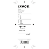 Mack 1017849 - windhaak staal verzinkt 2 st 4,0 x 80 mm | 5 stuks