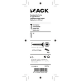 Mack 1019734 - spaanplaatschroef vz kop rvs 18 st 3,5 x 25 mm | 10 stuks