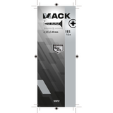 Mack 1019737 - spaanplaatschroef vz kop rvs 12 st 3,5 x 40 mm | 10 stuks