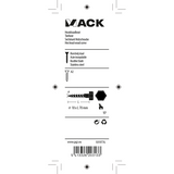 Mack 1019776 - houtdraadbout roestvrijstaal 2st 10 x 70 mm | 10 stuks