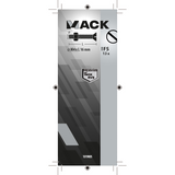 Mack 1019805 - metaalschroef verz. kop + moer rvs 13 st m4x16 | 10 stuks