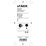 Mack 1019859 - zeskant borgmoer inox a2 4 st m 8 | 10 stuks