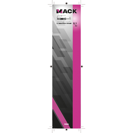 Mack 1019943 - keilbout met draadst. verzinkt2 st m10 x 100mm | 5 stuks
